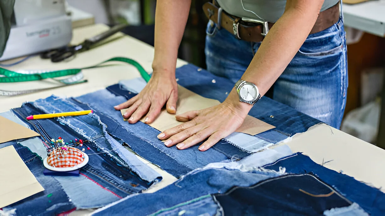 Custom Jeans Tailor At Work